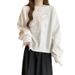 Real Shot Korean Style Butterfly Embroidery Hoodie For Women Spring And Autumn Thin New Loose Long Sleeve_ecoleips.com