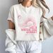 Women's Casual Solid Color Short Sleeve T-Shirt Loose Fit round Neck Printed Tee for Everyday Wear_ecoleips.com