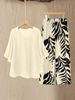 European And American Style Women's Chiffon Suit Hot Selling Item Fashionable Elegant Loose Fit Simple Stylish Set for Women_ecoleips.com