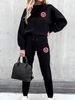 Solid Color Hoodie Set With Threaded Bottom For Men's And Women's Casual Sportswear, Sweatpants And Sweatpants Set_ecoleips.com