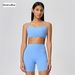 New Style Hollowed Out Cross Back Sports Bra With Thin Straps And Square Neck, Sexy Yoga Bra Available For Dropshipping._ecoleips.com