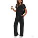 2026 New Spring/Summer European American Wish Cross-Border Women's Clothing Set: Short-Sleeve Casual Long And_ecoleips.com