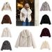 Women’s Faux Fur Plush Coat – European & American Style Winter Jacket, Lapel Design, Multi-Color Options_ecoleips.com