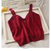 Candy Color Slim Fit Knit Camisole For Women - Soft & Breathable Summer Tank Top - Versatile Stretch Fit - Multiple Colors_ecoleips.com