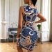 Women's Printed Spaghetti Strap Midi Dress Sexy Bodycon Mid‑Length Casual Evening Dresses_ecoleips.com