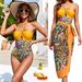 Women's Clothing One Piece Swimsuit Halter Neck Swimsuit Veil Two Piece Swimsuit_ecoleips.com
