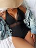 Mesh Back One-Piece Swimsuit – Sheer Cutout Monokini With Adjustable Straps (S-XXL) – Nylon-Spandex Blend (24 Fashion Colors)_ecoleips.com