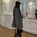 Women's Autumn/Winter Fashion Striped Two-Piece Suit Set Sophisticated Jacket And Skirt Ensemble for European And American Trends_ecoleips.com