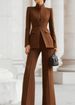 Women's Clothing Temperament Commuting Large Size Two Piece Casual Suit Women's Spring And Autumn Jacket Casual Trousers_ecoleips.com