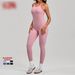 Women's Clothing Adjustable Style Shoulder Straps Peach Hip Sports Fitness One Piece Yoga Jumpsuit For Women_ecoleips.com