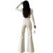 Aria Basics 2024 Autumn/Winter European And American Fashion Sexy High-Waisted Trousers, Flared Leather Pa, Women's_ecoleips.com