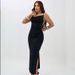 Women Summer Sexy Spaghetti Strap Backless Slim Fit Sleeveless Long Party Dress Advanced Sense Formal Evening Gown_ecoleips.com