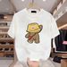 2025 Summer Loose Men And Women Pullover 100% Cotton Short Sleeve T-shirt_ecoleips.com