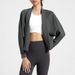 Women's Clothing Modal Shawl Top Sand Washed Air Layer Sports Slim Cardigan Yoga Suit Jacket_ecoleips.com