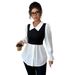 Cross-border European American Elegant Minimalist Style Two-piece Shirt Vest Top Women's Clothing 2025 Autumn And_ecoleips.com