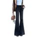 Orange Silk Women's Clothing#American-style Black And Gray Loose-fitting Flared Jeans, New Spring Design With A Trendy_ecoleips.com