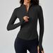 Women's Clothing Sports Jacket Slim Fit Zippered Cardigan Fitness Yoga Wear Quick Drying Sportswear_ecoleips.com