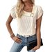 European And American Style Women's Solid Color Top Elegant Slanted Neck Design Summer New Arrival Cross Border Fashion for Ladies_ecoleips.com