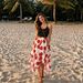 Women's Sweet Floral Print Halter Asymmetrical Maxi Dress – Boho Resort Summer Gown_ecoleips.com