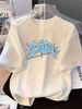 2026 Summer Fashion T-Shirt Trendy Loose Fit Casual Short Sleeve Printed Top_ecoleips.com