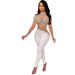 Women's Clothing Fashion Sexy Mesh See Through Hot Diamond Trousers Long Sleeved Jumpsuit For Women_ecoleips.com