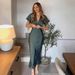 Foreign Trade Cross-border Spring-summer New European And American Style Women's Fashion Casual Silk Satin Texture Dress_ecoleips.com