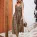 European And American Fashion Best-Selling 2024 Summer Cross-Border Leopard Print Strap Dress Foreign Trade_ecoleips.com