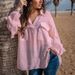 Women's Clothing Summer Fashion Casual Long Sleeved Solid Color Cotton And Linen Temperament Women's Shirt_ecoleips.com