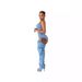 Women's Clothing Sexy Chest Wrap Backless Top Personality High Waist Split Zipper Jeans Two Piece Set_ecoleips.com