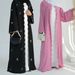 Women's Clothing Dubai Middle East Türkiye Dubai Flower Embroidery Elegant Lace Cardigan Lr881_ecoleips.com