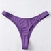 Lavender Solid Thin Strap Triangle Bikini Set Underwire Support High Cut Cheeky Bottom 2 Piece Women Beach Swimsuit_ecoleips.com