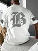 Men's Summer Casual Fashion Cotton T-Shirt Short Sleeve Simple Outdoor Top for European And Middle Eastern Markets_ecoleips.com