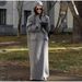 Button Woolen Coat Winter Gray Tall Loose Extra Long Coat_ecoleips.com