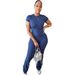 Women's Clothing Seamless Yoga Set – Stretchy Long Pants & Crop Top For Women (S-L)_ecoleips.com