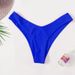 Women's Clothing New Solid Color Women's Sexy Split Bikini V Back Fashion Swimming Trunks Swimsuit_ecoleips.com