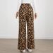 Aria Basics 2025 European And American Cross-border Foreign Trade Women's Loose Casual Printed Straight-leg Sports_ecoleips.com