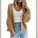 Women's Clothing New Products Foreign Trade Loose Knitted Jacket Sweater Cardigan_ecoleips.com