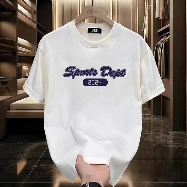 2025 summer loose men and women pullover 100% cotton short sleeve T-shirt_ecoleips.com