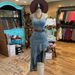 Women's Clothing Suspender Denim Dress Single Side Oblique Skirt_ecoleips.com