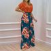 2025 Spring New Women's Fashion Casual Set With Elegant V-neck Printed Wide-leg Pants For Independent E-commerce 661_ecoleips.com