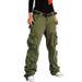 Aria Basics Wholesale European American Style Women's Cargo Cool And Stylish, Cross-border Multi-pocket Sports Loose Tactical Pants,_ecoleips.com