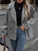 girl Girl 2025 European And American Foreign Trade Women's Fashion Autumn Winter New Versatile Woolen Loose Short Blazer Coat_ecoleips.com