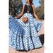Polka Dot Maxi Skirt – Stretchy Polyester Wrap Skirt With Side Slit (White/Pink/Yellow/Purple/Peacock Blue) – Versatile Work-to-Weekend Elegance_ecoleips.com