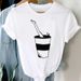 Wholesale Cross-border Clothing Retro New Short-sleeve Wine Glass Style Women's T-shirt_ecoleips.com