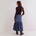 Women's Clothing Street Retro Women's High Waist A Line Casual Denim Skirt_ecoleips.com