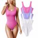 Women's U-Neck Sleeveless Vest Tights_ecoleips.com