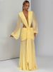 Mozision Deep V Neck Long Sleeve Sexy Maxi Dress Women Gown Fashion Hollow Out Backless Ruched Club Party Long Dress Elegant_ecoleips.com