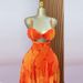 Floral Print Strapless A-Line Maxi Dress - Sweet & Fresh Summer Dress For Women Versatile Strapless Design_ecoleips.com