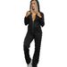 Y71538 Women's Winter Fashion Two Piece Set Embossed Zipper Hooded with Pockets European And American Style Cross Border New 2024_ecoleips.com