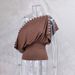 Women's Clothing Irregular Off-Shoulder Top For Women Style Sexy Lazy Design Spring Fashion Women's Clothing_ecoleips.com